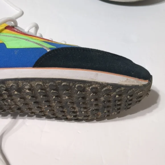 Puma Future Rider Twofold SD neon Shoes multicolor big boys 6.5c - Picture 5 of 10